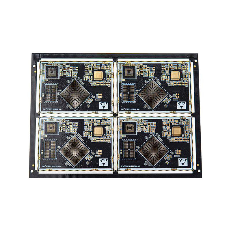 6-Layer Gold-Plated Board, Line Width At Spacing Ng 3/3, BGA, Half-Hole Technology