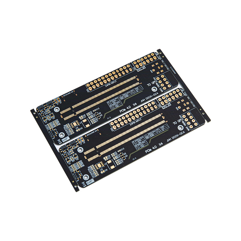 Doble-Sided Blackened Gold Plate